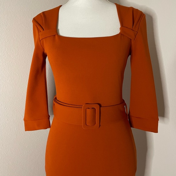 Vintage Chic Midi Dress Size 8 - Picture 3 of 11